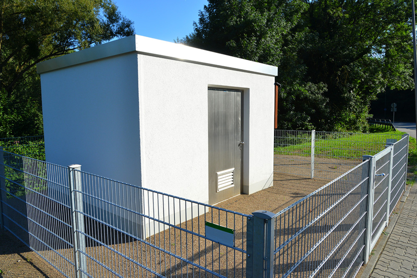 Trafo­stationen bei Elektrotechnik Meingast in Weiding